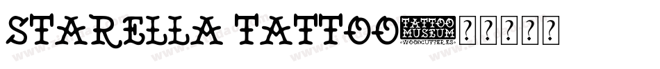 Starella Tattoo字体转换